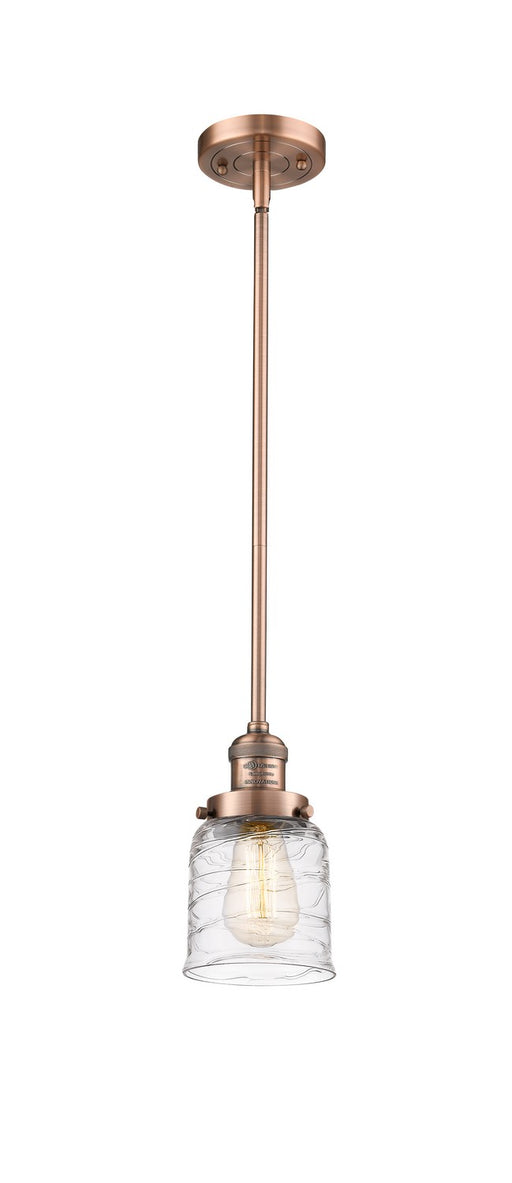 Innovations - 201S-AC-G513-LED - LED Mini Pendant - Franklin Restoration - Antique Copper