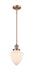 Innovations - 201S-AC-G661-7 - One Light Mini Pendant - Franklin Restoration - Antique Copper