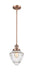 Innovations - 201S-AC-G664-7-LED - LED Mini Pendant - Franklin Restoration - Antique Copper