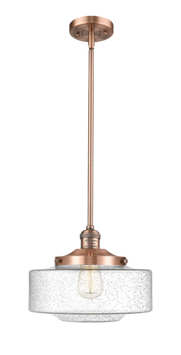 Innovations - 201S-AC-G694-12 - One Light Mini Pendant - Franklin Restoration - Antique Copper