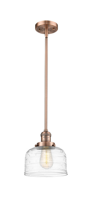 Innovations - 201S-AC-G713 - One Light Mini Pendant - Franklin Restoration - Antique Copper