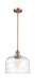 Innovations - 201S-AC-G713-L - One Light Mini Pendant - Franklin Restoration - Antique Copper