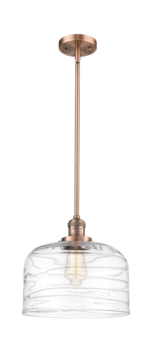 Innovations - 201S-AC-G713-L-LED - LED Mini Pendant - Franklin Restoration - Antique Copper