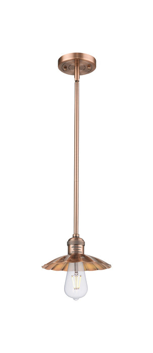 Innovations - 201S-AC-M17-AC - LED Mini Pendant - Franklin Restoration - Antique Copper