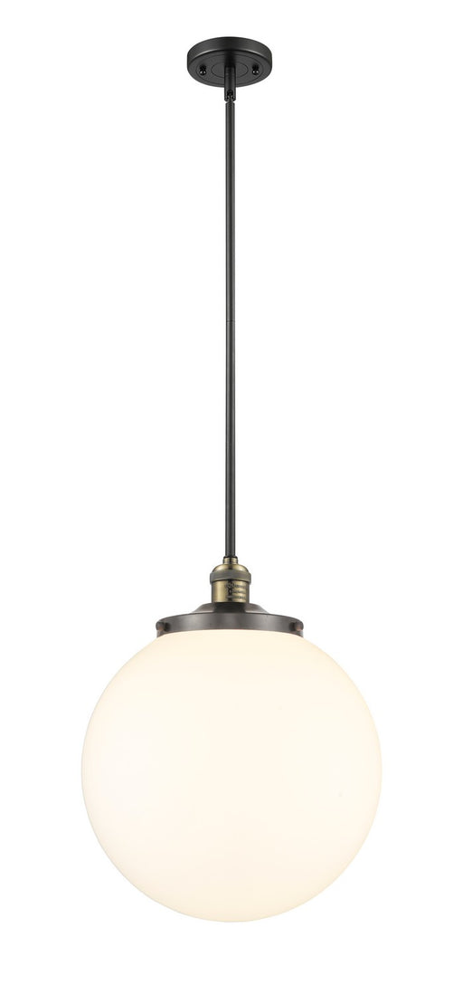 Innovations - 201S-BAB-G201-14-LED - LED Pendant - Franklin Restoration - Black Antique Brass