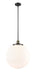 Innovations - 201S-BAB-G201-16 - One Light Pendant - Franklin Restoration - Black Antique Brass