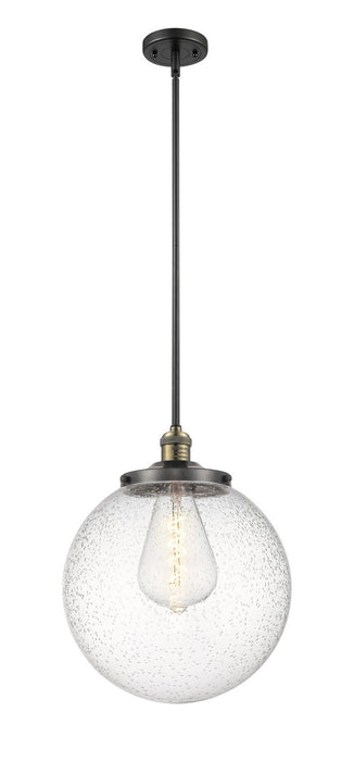 Innovations - 201S-BAB-G204-14 - One Light Pendant - Franklin Restoration - Black Antique Brass