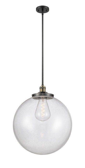 Innovations - 201S-BAB-G204-18 - One Light Pendant - Franklin Restoration - Black Antique Brass
