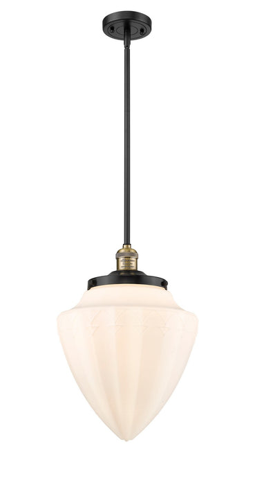 Innovations - 201S-BAB-G661-12 - One Light Mini Pendant - Franklin Restoration - Black Antique Brass