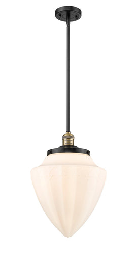 Franklin Restoration LED Mini Pendant Black Antique Brass