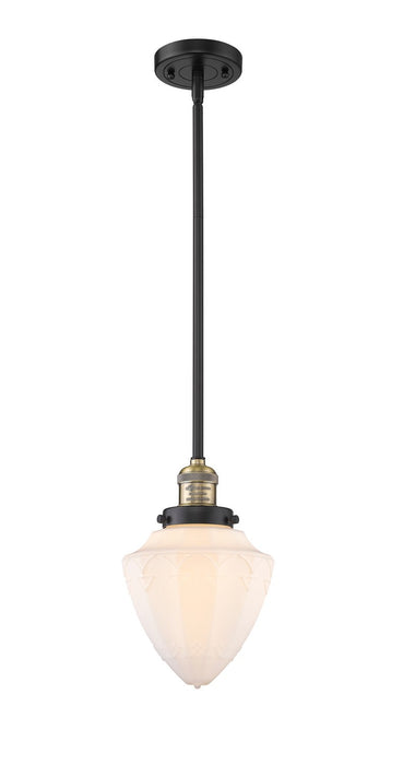 Innovations - 201S-BAB-G661-7 - One Light Mini Pendant - Franklin Restoration - Black Antique Brass