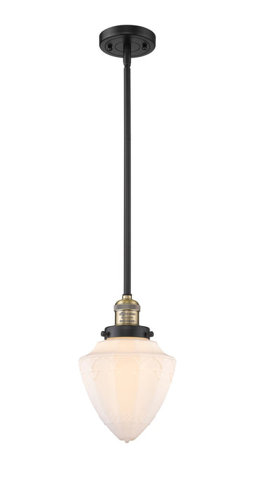 Innovations - 201S-BAB-G661-7-LED - LED Mini Pendant - Franklin Restoration - Black Antique Brass