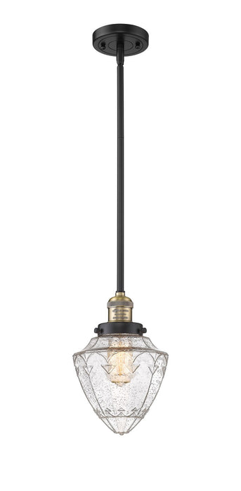 Innovations - 201S-BAB-G664-7-LED - LED Mini Pendant - Franklin Restoration - Black Antique Brass