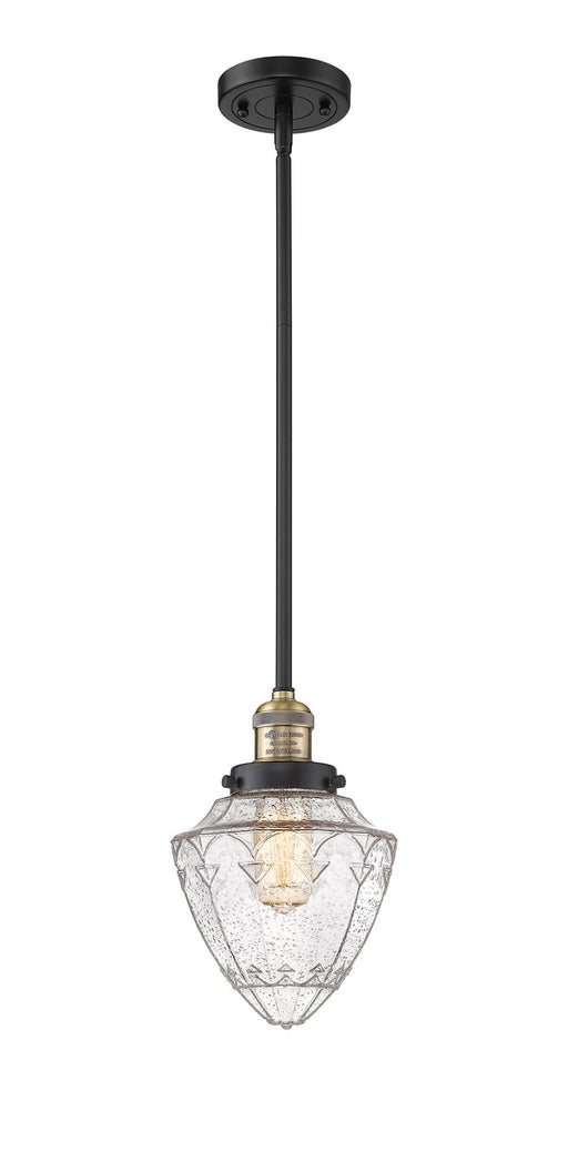 Innovations - 201S-BAB-G664-7-LED - LED Mini Pendant - Franklin Restoration - Black Antique Brass