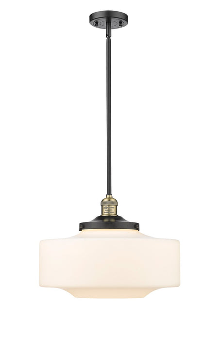 Innovations - 201S-BAB-G691-16-LED - LED Mini Pendant - Franklin Restoration - Black Antique Brass