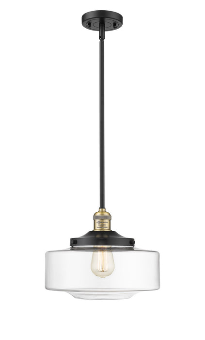 Innovations - 201S-BAB-G692-12 - One Light Mini Pendant - Franklin Restoration - Black Antique Brass