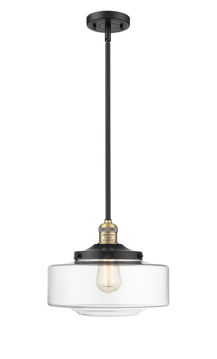 Franklin Restoration LED Mini Pendant Black Antique Brass