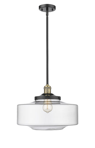 Franklin Restoration LED Mini Pendant Black Antique Brass