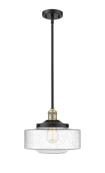 Innovations - 201S-BAB-G694-12 - One Light Mini Pendant - Franklin Restoration - Black Antique Brass