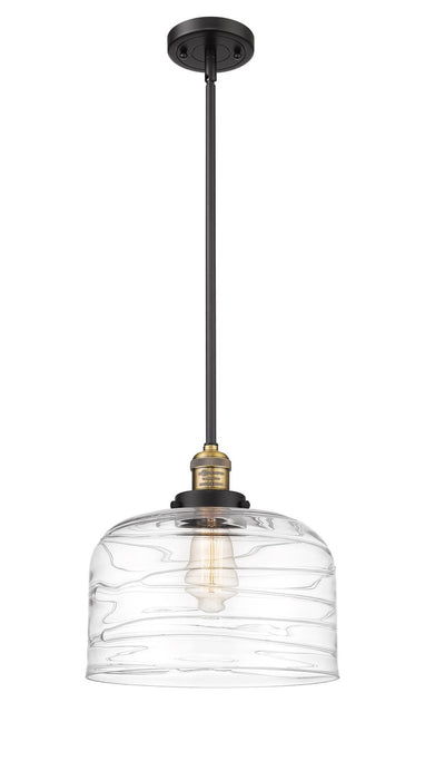 Innovations - 201S-BAB-G713-L - One Light Mini Pendant - Franklin Restoration - Black Antique Brass