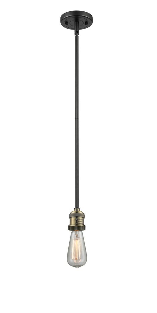 Innovations - 201S-BAB-LED - LED Mini Pendant - Franklin Restoration - Black Antique Brass