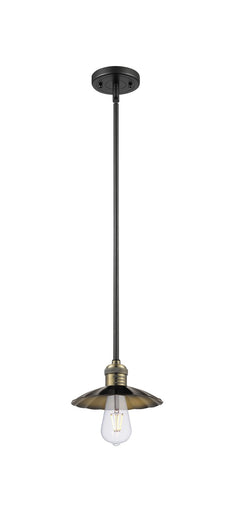 Franklin Restoration LED Mini Pendant Black Antique Brass