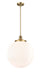 Innovations - 201S-BB-G201-16 - One Light Pendant - Franklin Restoration - Brushed Brass