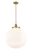 Innovations - 201S-BB-G201-18 - One Light Pendant - Franklin Restoration - Brushed Brass