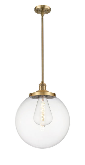 Innovations - 201S-BB-G202-14 - One Light Pendant - Franklin Restoration - Brushed Brass