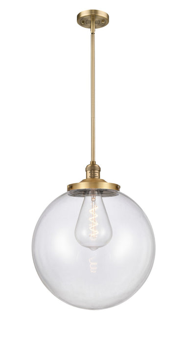 Innovations - 201S-BB-G202-16 - One Light Pendant - Franklin Restoration - Brushed Brass