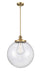 Innovations - 201S-BB-G202-16 - One Light Pendant - Franklin Restoration - Brushed Brass