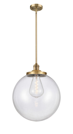 Franklin Restoration One Light Pendant Brushed Brass