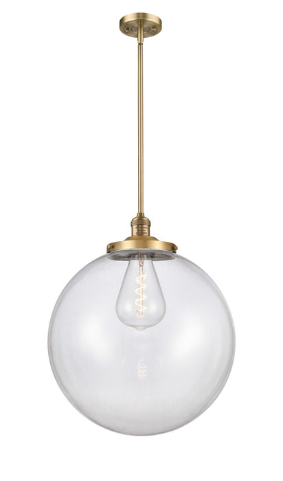 Innovations - 201S-BB-G202-18 - One Light Pendant - Franklin Restoration - Brushed Brass