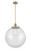 Innovations - 201S-BB-G202-18 - One Light Pendant - Franklin Restoration - Brushed Brass