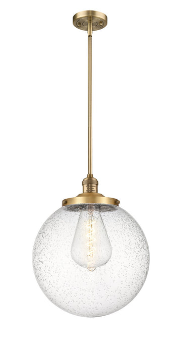 Innovations - 201S-BB-G204-14 - One Light Pendant - Franklin Restoration - Brushed Brass