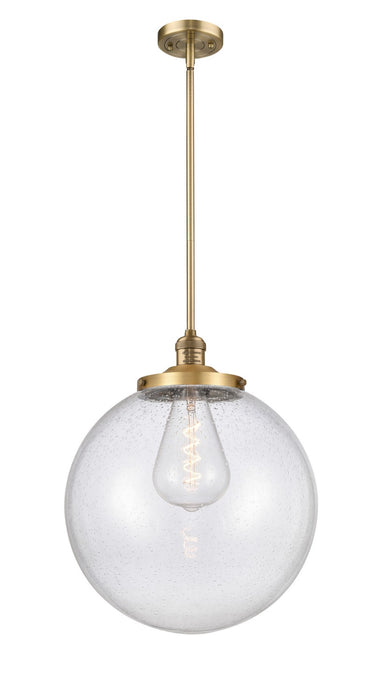 Innovations - 201S-BB-G204-16 - One Light Pendant - Franklin Restoration - Brushed Brass