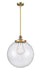 Innovations - 201S-BB-G204-16 - One Light Pendant - Franklin Restoration - Brushed Brass