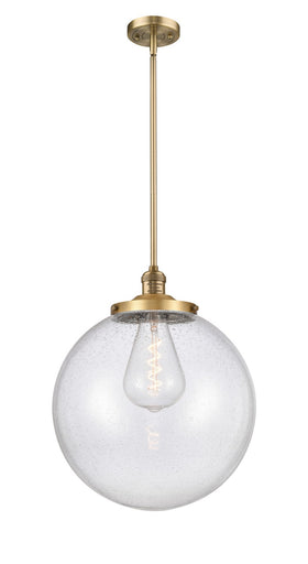 Franklin Restoration One Light Pendant Brushed Brass