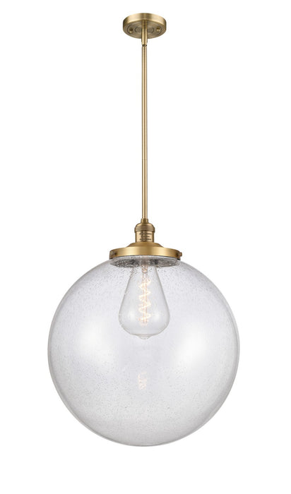 Innovations - 201S-BB-G204-18 - One Light Pendant - Franklin Restoration - Brushed Brass