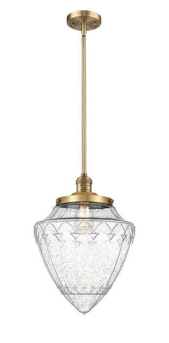 Innovations - 201S-BB-G664-12 - One Light Mini Pendant - Franklin Restoration - Brushed Brass