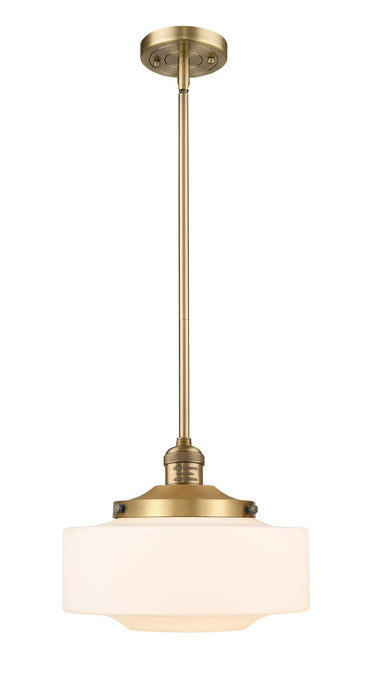 Innovations - 201S-BB-G691-12 - One Light Mini Pendant - Franklin Restoration - Brushed Brass