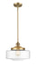 Innovations - 201S-BB-G692-12 - One Light Mini Pendant - Franklin Restoration - Brushed Brass