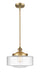Innovations - 201S-BB-G694-12 - One Light Mini Pendant - Franklin Restoration - Brushed Brass