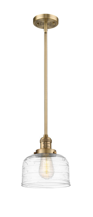 Innovations - 201S-BB-G713 - One Light Mini Pendant - Franklin Restoration - Brushed Brass