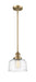 Innovations - 201S-BB-G713 - One Light Mini Pendant - Franklin Restoration - Brushed Brass