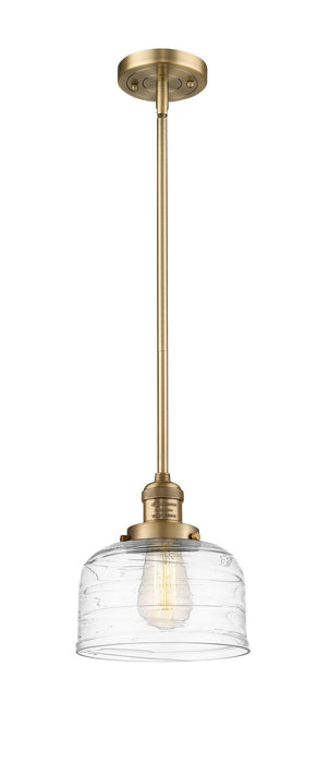 Innovations - 201S-BB-G713-LED - LED Mini Pendant - Franklin Restoration - Brushed Brass