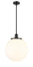 Innovations - 201S-BK-G201-14 - One Light Pendant - Franklin Restoration - Matte Black