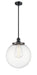 Innovations - 201S-BK-G202-14 - One Light Pendant - Franklin Restoration - Matte Black