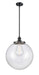 Innovations - 201S-BK-G202-16 - One Light Pendant - Franklin Restoration - Matte Black