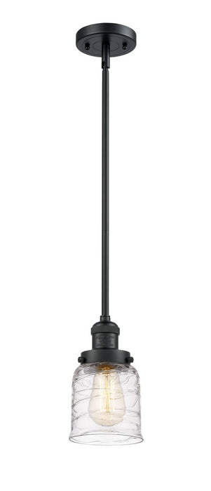 Innovations - 201S-BK-G513 - One Light Mini Pendant - Franklin Restoration - Matte Black